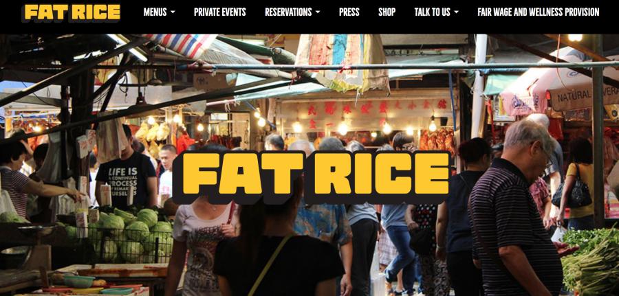 Sito web di Fat Rice