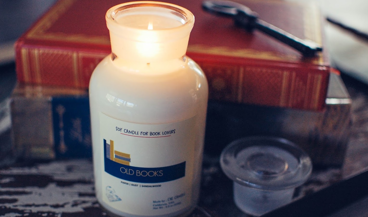 Chi Handmade Soy Book Candle