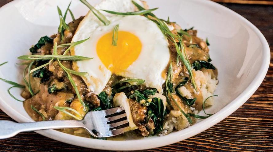 Egg dish served at Handlebar