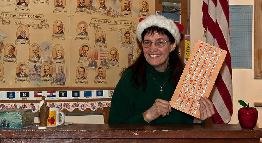Actress playing in the comedy show Christmas Bingo: It’s a Ho-Ho-Holy Nigh