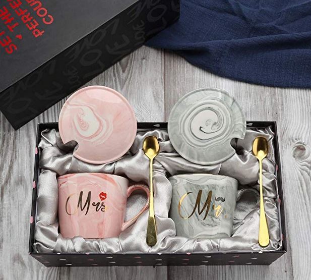 Mr and Miss Couples Coffee Mug Set 