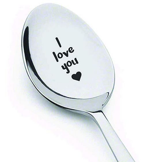 Engraved I Love You Spoon