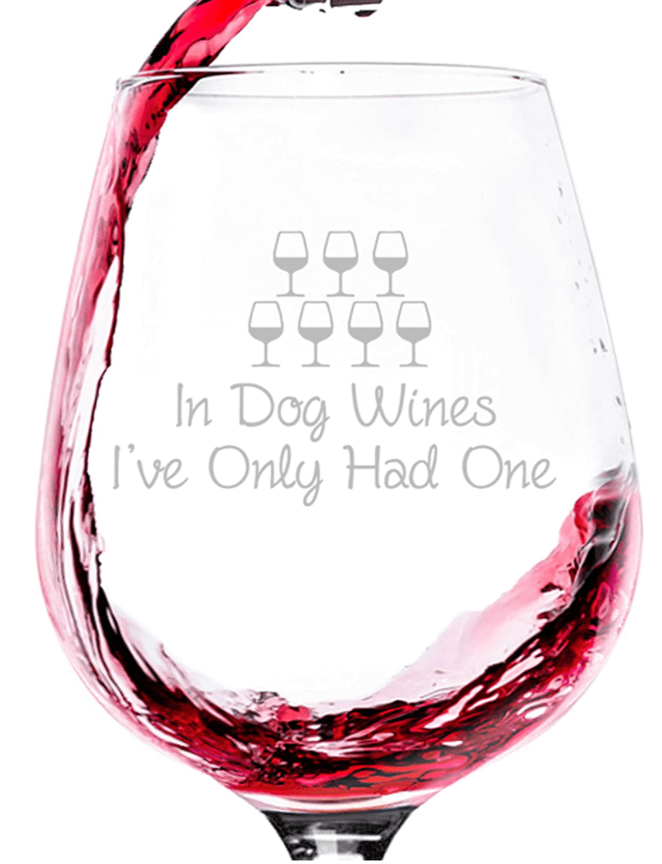 ‘In Dog Wines’ Glass