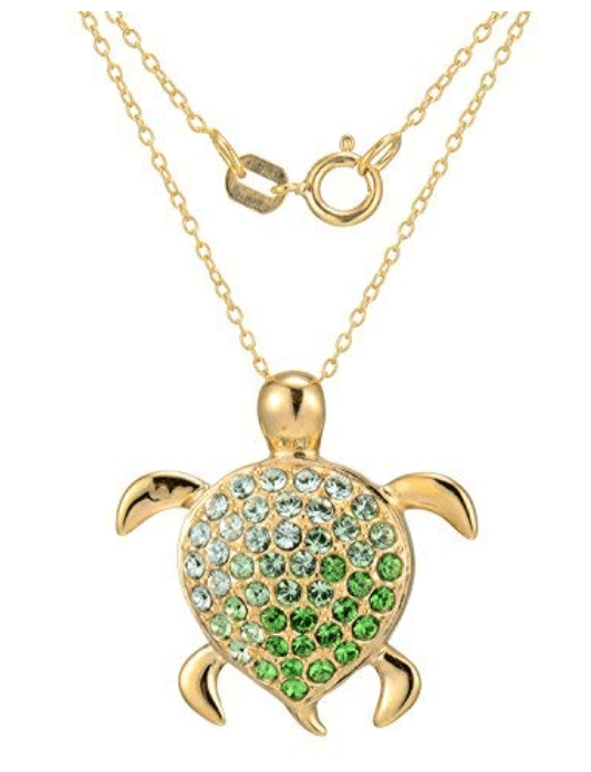 Silver Turtle Family Necklace