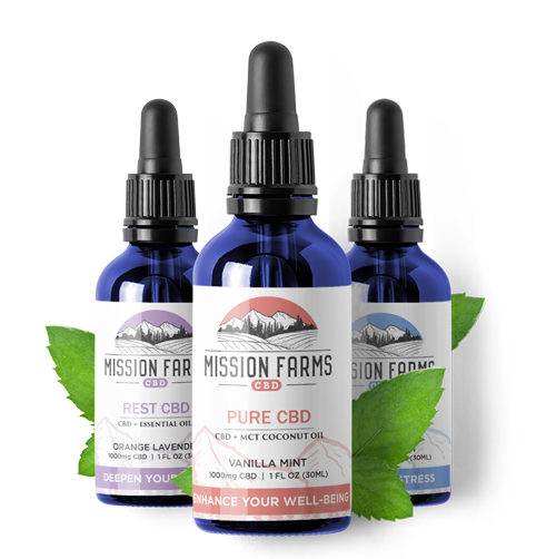 Mission Farms cbd bottle