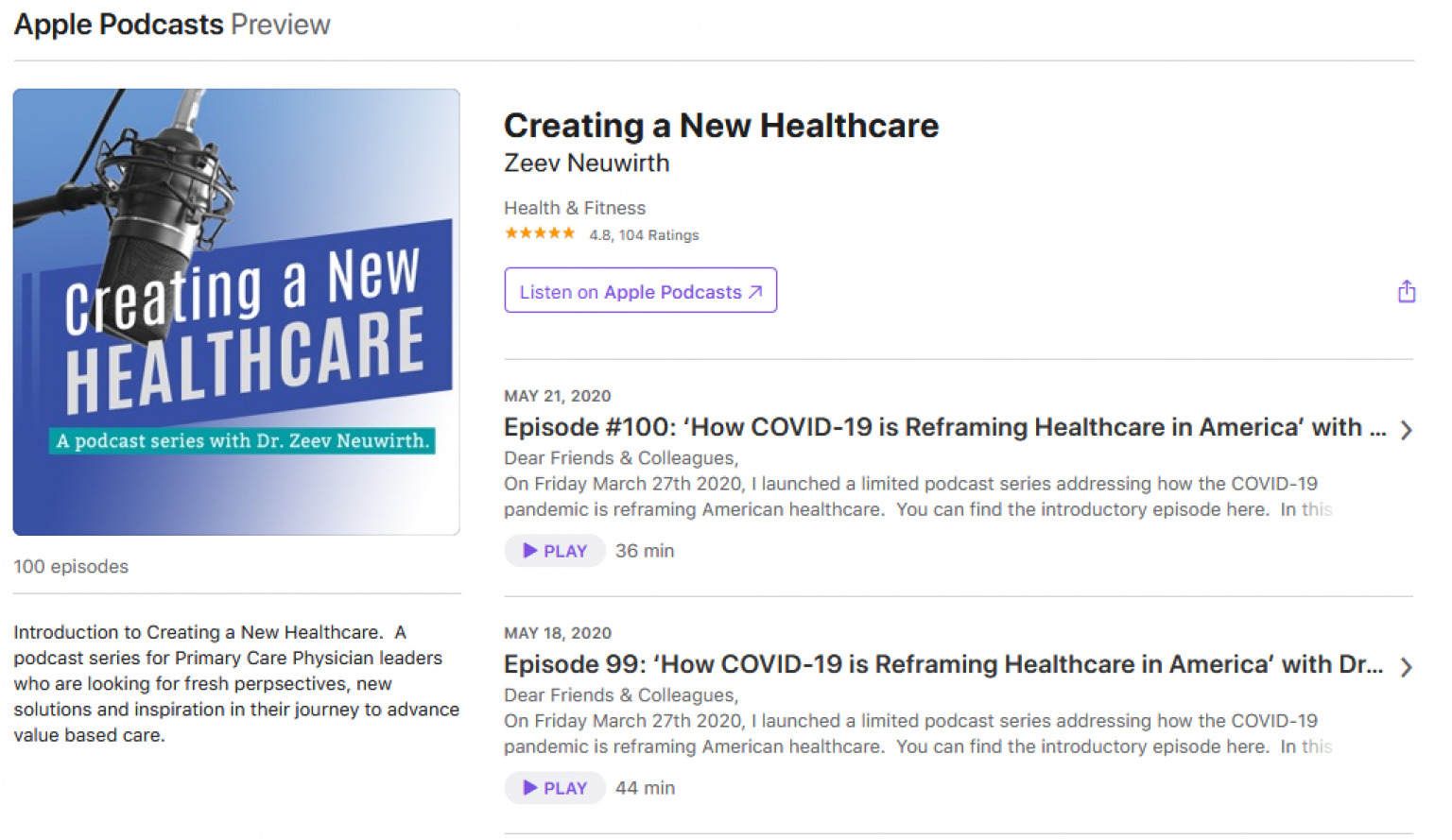 Top healthcare podcasts Best healthcare podcasts to listen to right now