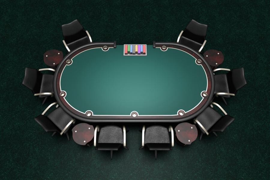 dimentions of a casino poker tables