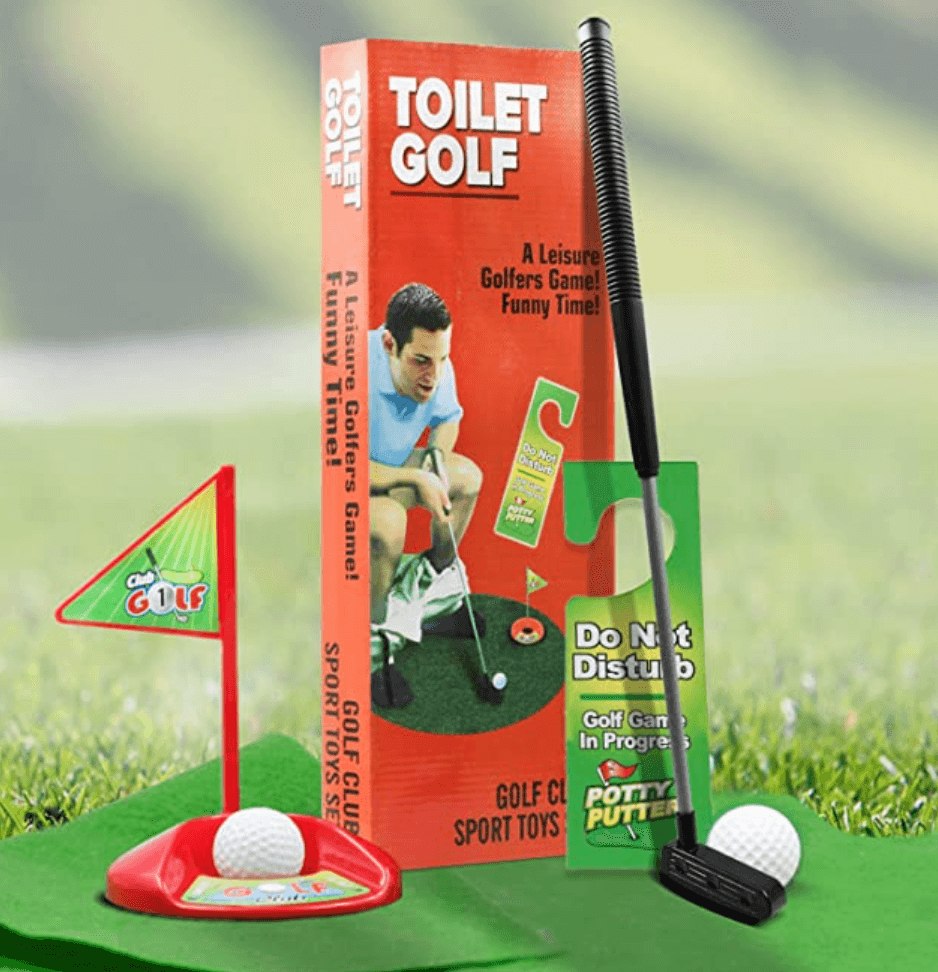 Toilet Golf Potty Time Putter Game