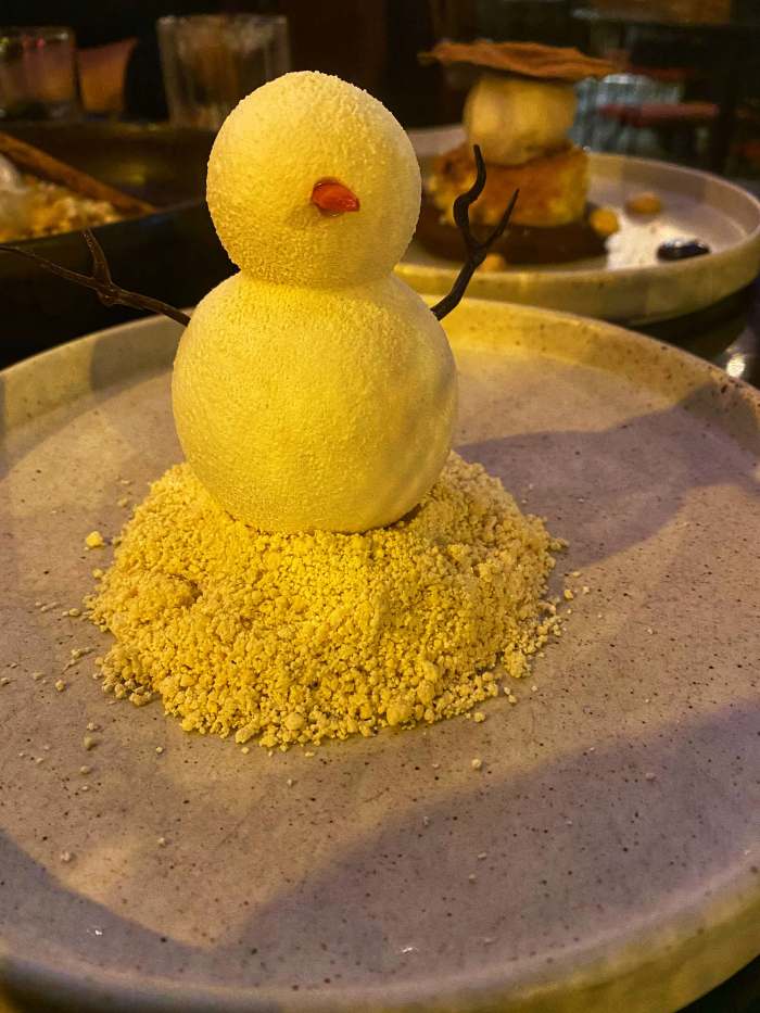 The Snowman Tzuco Restaurant Chicago dish what to eat 