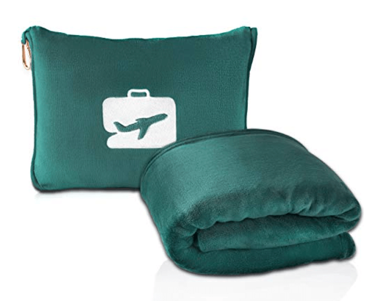 luxury travel pillow and blanket sets