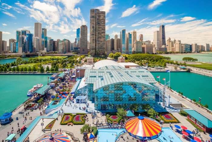 Chicago's iconic lakefront destination Navy Pier will partially reopen April 30th