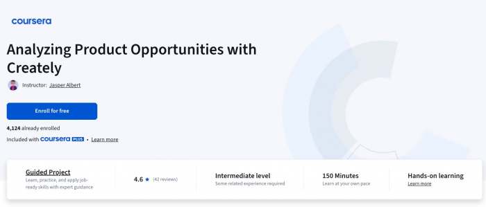 Analyzing Product Opportunities with Creately Jasper Albert Instructor: Jasper Albert