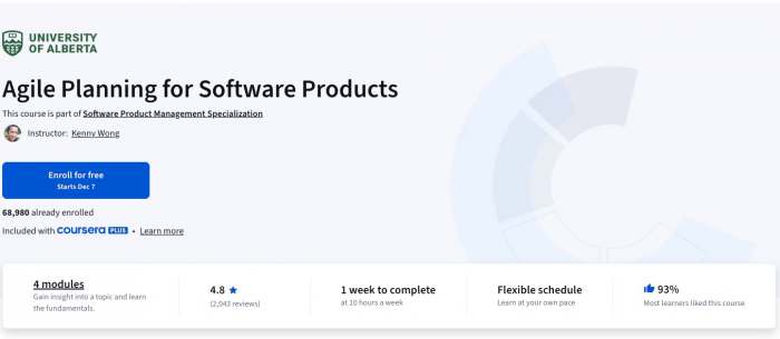 Agile Planning for Software Products This course is part of Software Product Management Specialization Kenny Wong Instructor: Kenny Wong