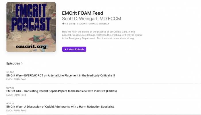 EMCrit Podcast