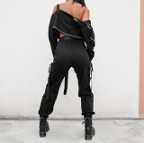 Women’s High Waisted Cargo Pants [AOWEER]