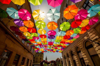 The 6th City in the U.S. to Install The Umbrella Sky: Elmhurst, Near Chicago